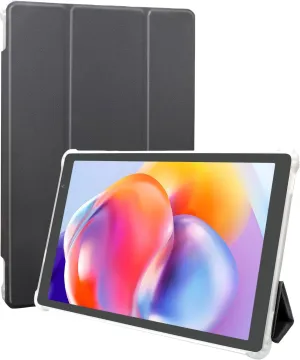 10 inch Android Tablet with Case, Tablet PC Android 12 with 4GB(2 2GB Expand) RAM 32GB ROM,1.6GHz Processor,6000mAh Battery,1280 * 800 IPS,Dual Speaker, Dual Cameras,Type C(Grey)