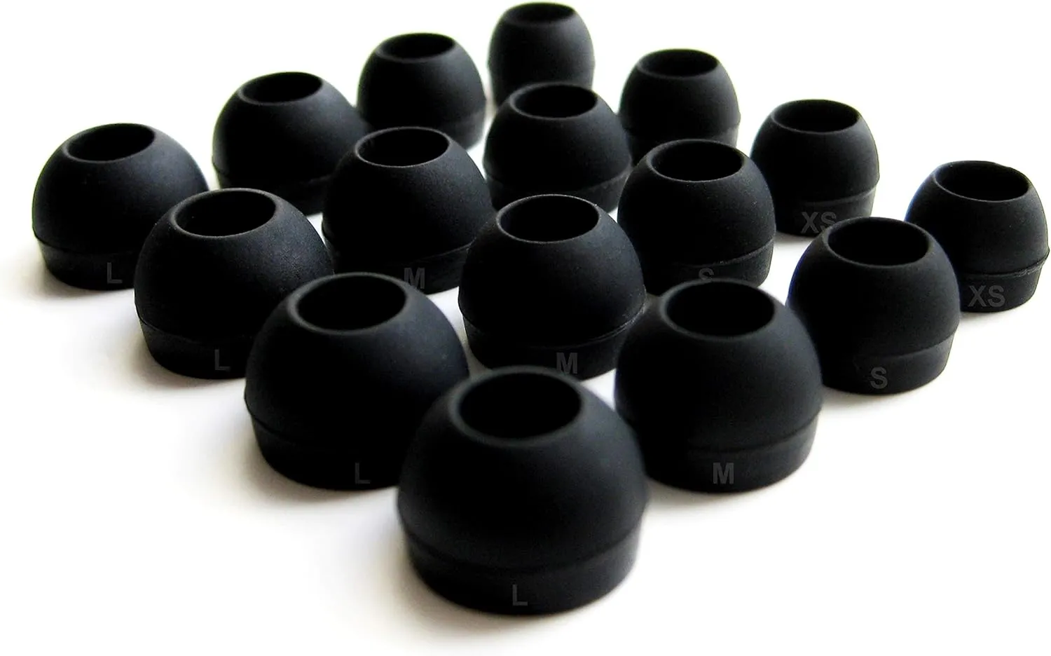 16pcs (B-4sz) Replacement Eartips Adapters Compatible with Anker Soundcore Arc, Spirit X, SoundBuds Slim, SoundBuds Curve, SoundBuds Life, SoundBuds Lite, SoundBuds Surge, SoundBuds Flow Earphones