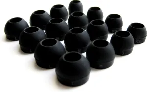 16pcs (B-4sz) Replacement Eartips Adapters Compatible with Anker Soundcore Arc, Spirit X, SoundBuds Slim, SoundBuds Curve, SoundBuds Life, SoundBuds Lite, SoundBuds Surge, SoundBuds Flow Earphones