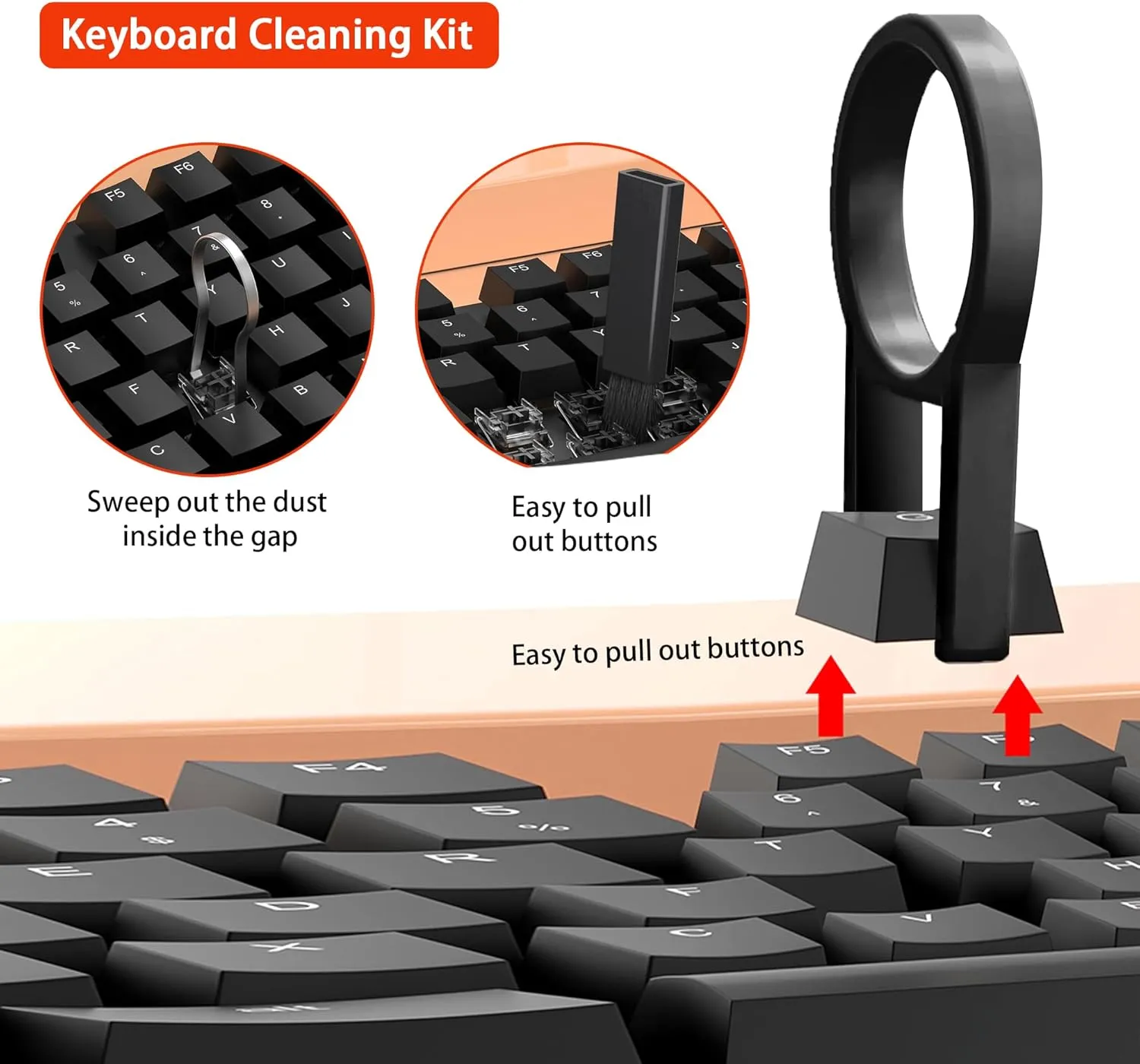 20-in-1 Laptop Screen Keyboard Cleaning kit, Cell Phone Cleaning kit, Airpod Cleaning kit, Electronics Cleaning kit for Mobile Phones, Tablets, Computers, Computer Monitors, TV Camera LensesBlack