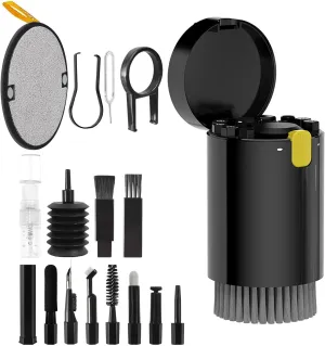 20-in-1 Laptop Screen Keyboard Cleaning kit, Cell Phone Cleaning kit, Airpod Cleaning kit, Electronics Cleaning kit for Mobile Phones, Tablets, Computers, Computer Monitors, TV Camera LensesBlack