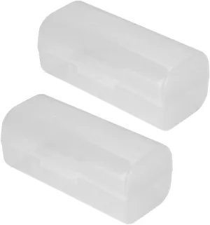 2PCS 26650 Battery Organizer Storage Case, Universal Portable Cover Battery Case Storage Box Waterproof Battery Protective Battery Holder