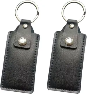 2PCS Dermis USB Storage Case - Leather Cover for USB Flash Drive - Easy Storage (Rectangle)