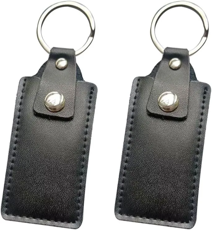 2PCS Dermis USB Storage Case - Leather Cover for USB Flash Drive - Easy Storage (Rectangle)