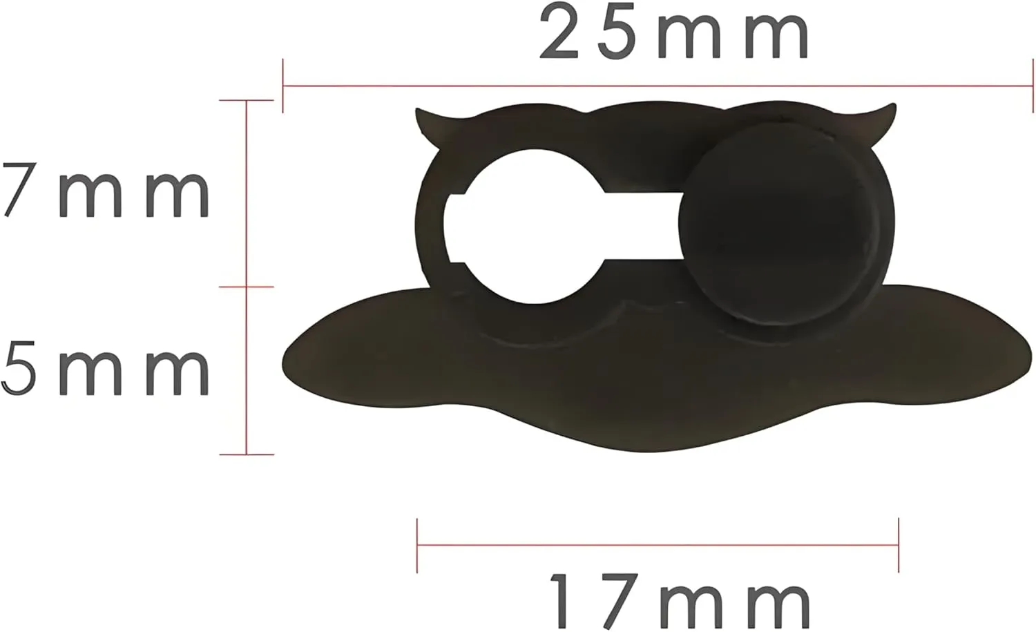 3pcs Owl Webcam Privacy Shutter, Anti-Spy Slider for Laptop & Phones (Black)