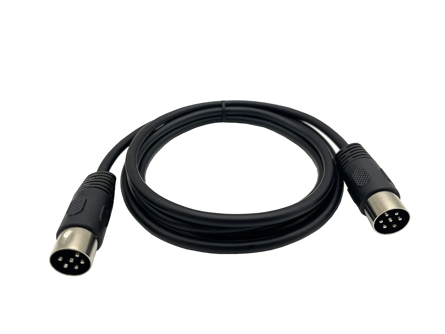 6-Pin DIN MIDI Extension Cable, Dafensoy 6-Pin DIN MIDI Male to Male Adapter Extension Cable, for MIDI Keyboard, Keyboard Synth,MIDI Guitar and Other Music Gear (1.5M/5Ft)