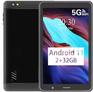 8 inch Android 11 Tablet, 16GB Storage 128GB TF Expansion Tablets, Quad-core A7 Processor 800x1280 IPS HD Touchscreen Dual Camera Tablets, Support WiFi, Bluetooth