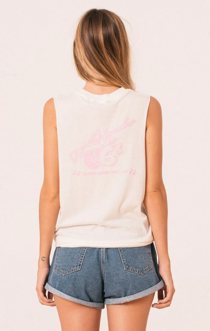 Afends Womens Vinyl - Graphic Bandcut Tee