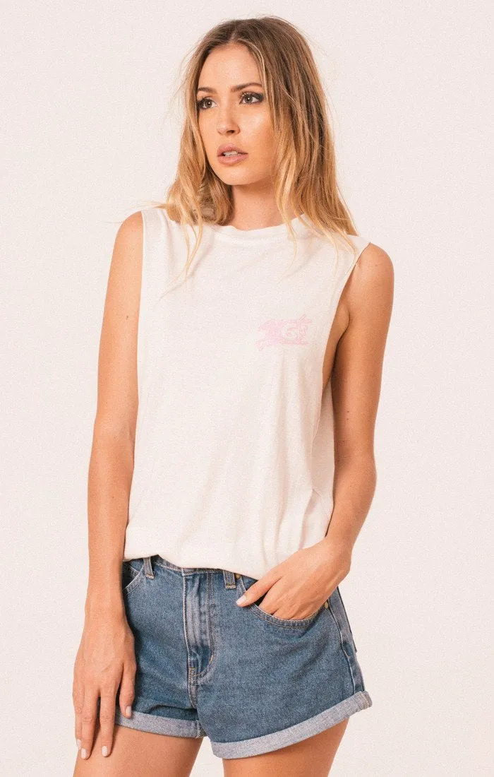 Afends Womens Vinyl - Graphic Bandcut Tee