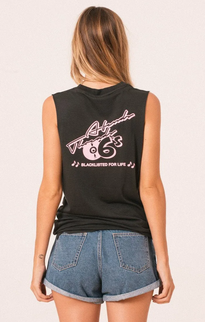 Afends Womens Vinyl - Graphic Bandcut Tee