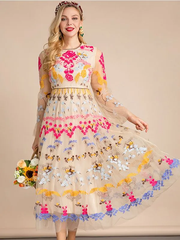 Agatha Embroidered Dress