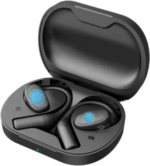 AI Language Translation Earbuds, Language Translator Earbuds Real Time, Two Way Language Translaton in 150 Languages & 10 Offline, Fit iOS and Android, Ideal for Travel Business Learning,Black