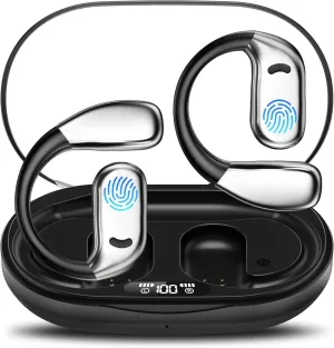 AI Language Translator Earbuds, OWS Real-Time 3-in-1 Translation Earbuds 144 Languages & Accents, Translation Device for Travel Business Learning, Black