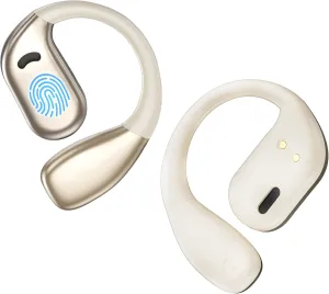 AI Language Translator Earbuds, OWS Real-Time 3-in-1 Translation Earbuds 144 Languages & Accents, Translation Device for Travel Business Learning,Milky White