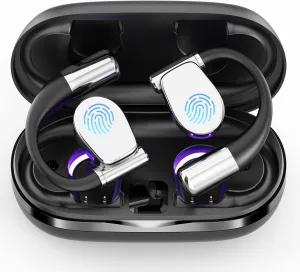 AI OWS Language Translator Earbuds, Real-Time 3-in-1 Translation Earbuds 144 Languages & Accents, Translation Device for Travel Business Learning,Black