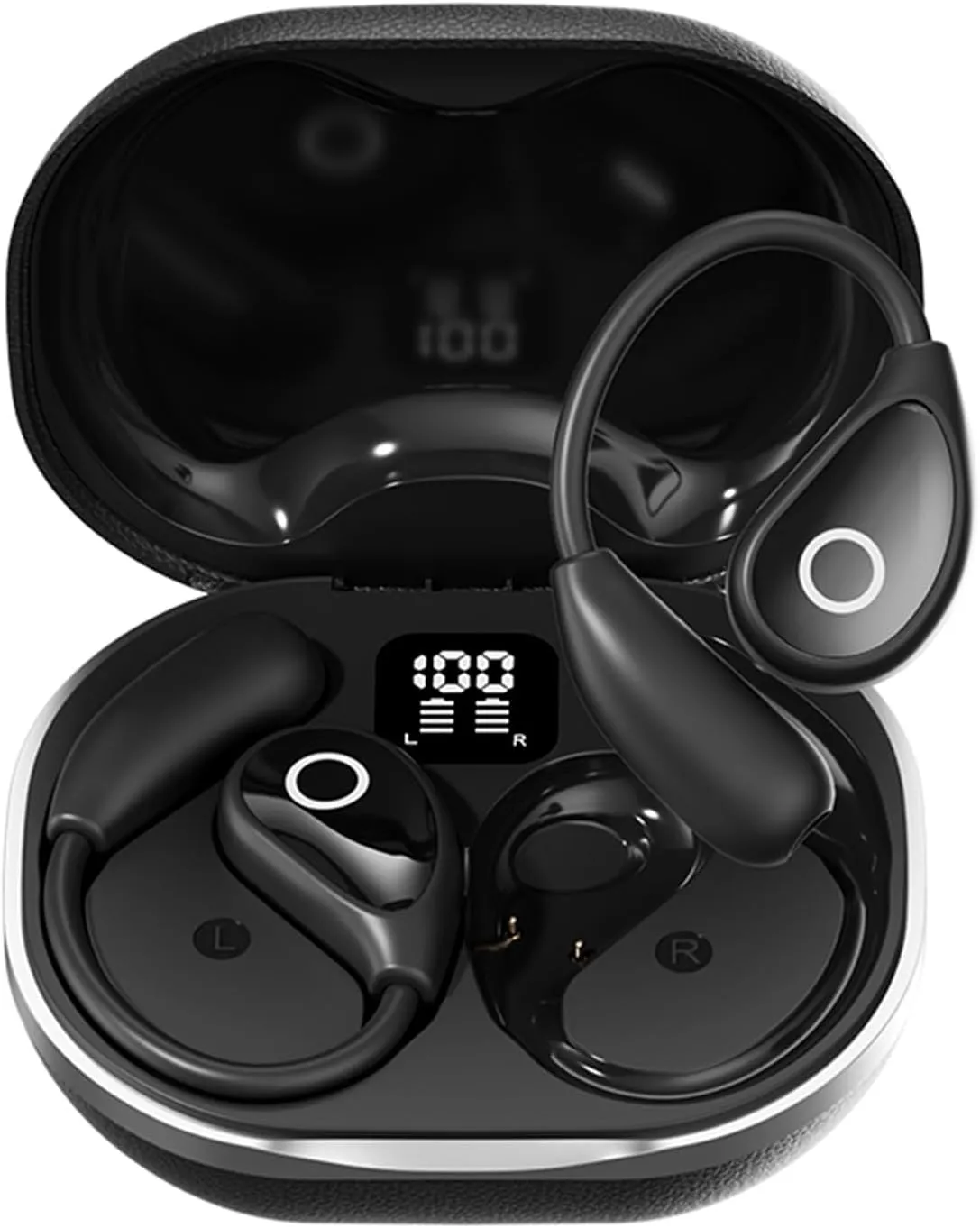 AI Translation Earbuds Real Time, 3-in-1 Translator Earbuds 144 Languages Online Translation, Two-Way Translator Device with APP for iOS & Android