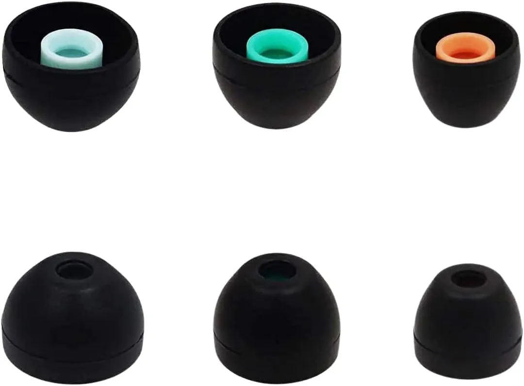 ALXCD Eartips Compatible with Sony LinkBuds S Earbuds WFLS900N/B, S/M/L 3 Sizes 3 Pairs Soft Silicone Ear Tips Earbuds Replacement Tips, Compatible with LinkBuds S, Black sml