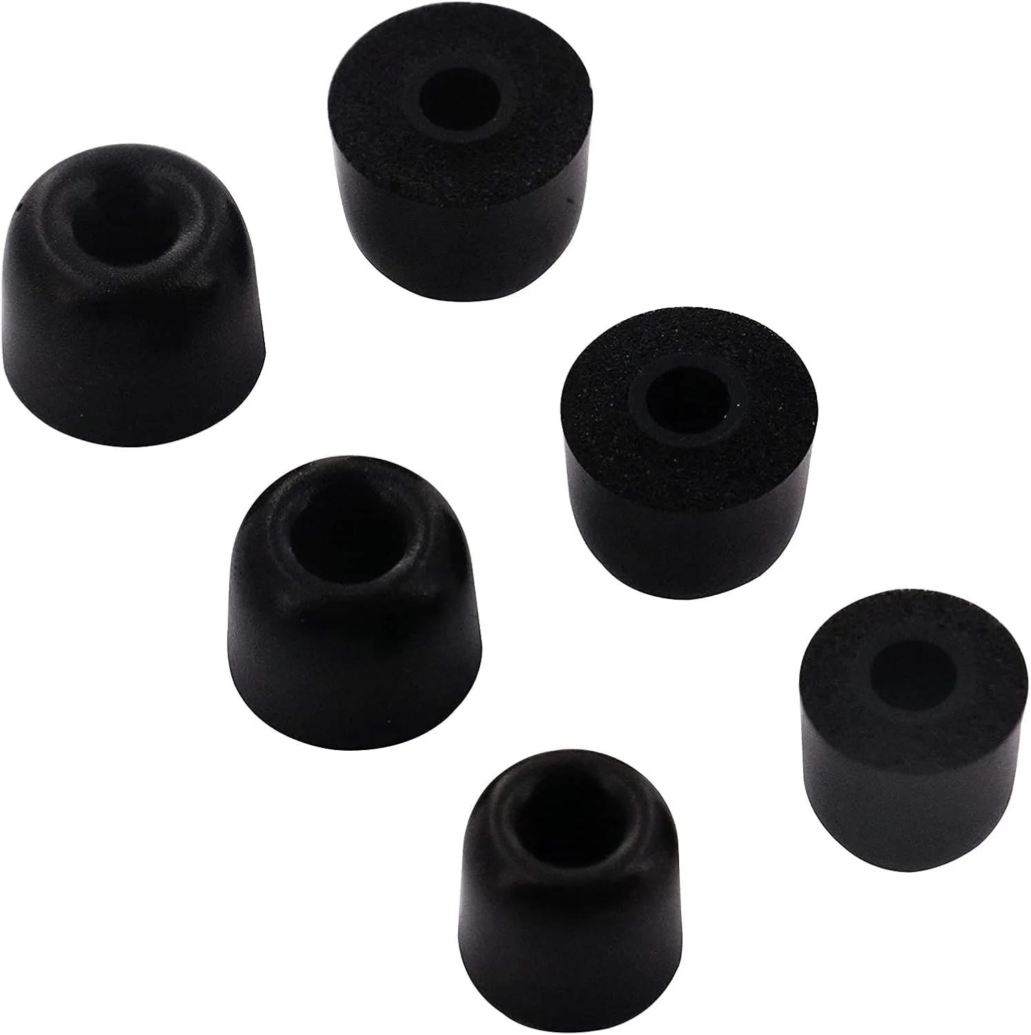 ALXCD Foam Ear Tips Compatible with Beats Flex Earbuds, S/M/L 3 Sizes 3 Pairs Soft Memory Foam Replacement Earbuds Tips Eartips Foam, Compatible with Beats Flex, 3 Pairs sml (Black)