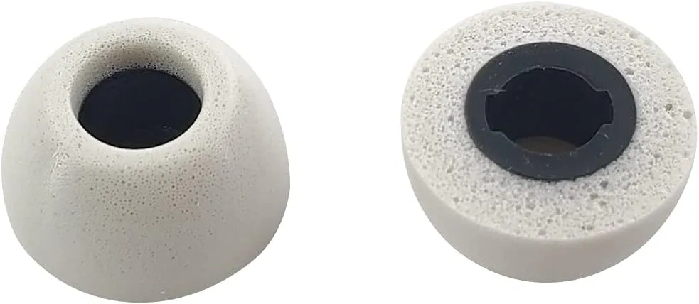 ALXCD Foam Ear Tips Compatible with Sony WF-1000XM4 Earbuds, S/M/L 3 Pairs Soft Memory Foam Ear Tips, Compatible with Sony WF-1000XM4 Headphones XM4, Silver