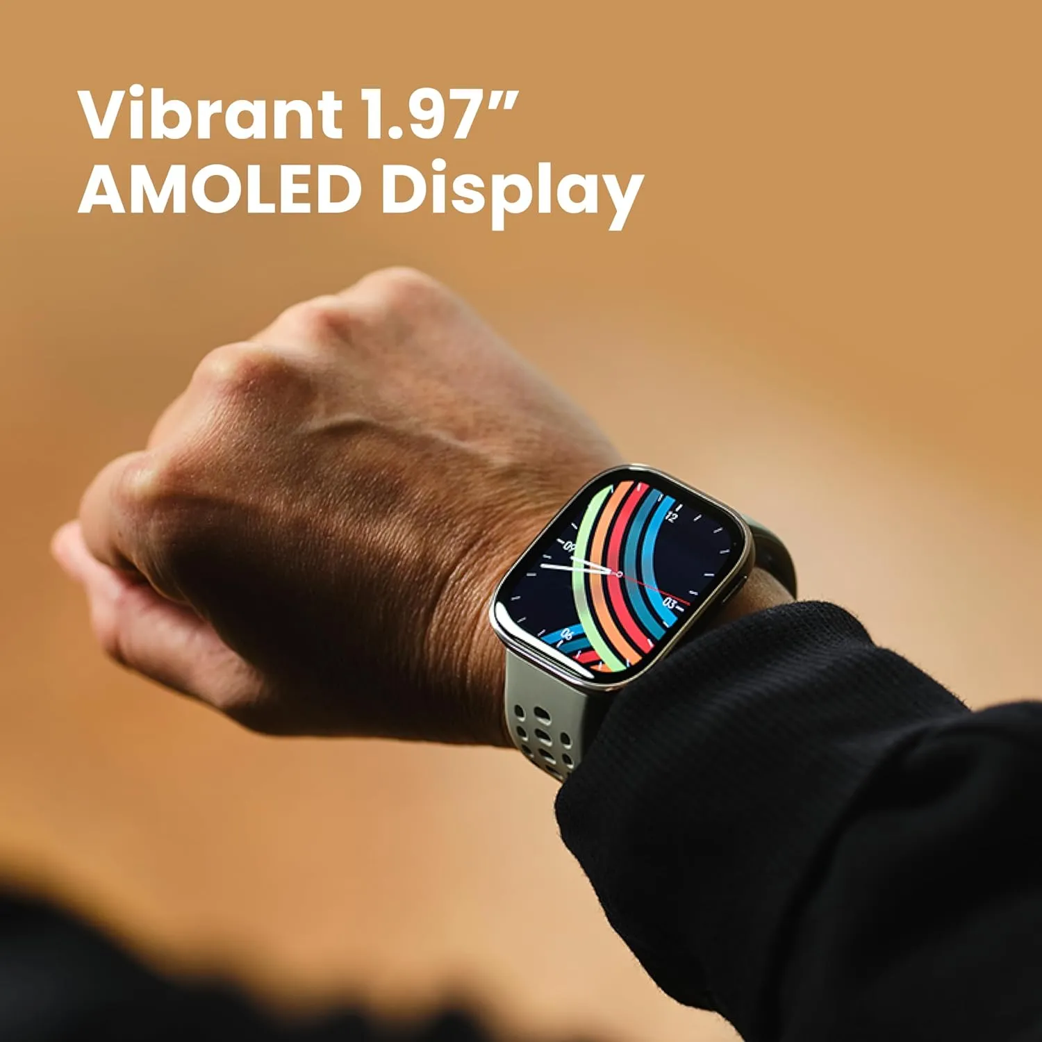 Amazfit Bip 6 Smart Watch 46mm, 14 Day Battery, 1.97" AMOLED Display, GPS & Free Maps, AI, Bluetooth Call & Text, Health, Fitness & Sleep Tracker, 140  Workout Modes, 5 ATM Water-Resistance, Stone