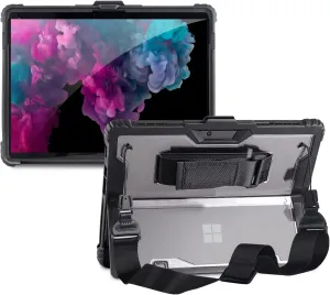 AOAO for Microsoft Surface Pro 8 Case with Shoulder Strap, Hand Strap, Stylus Pen Holder, Rugged, Shock-Absorbing and Drop-Resistant(13inch)