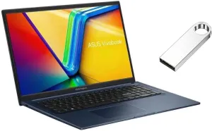 Asus Vivobook 17" FHD Laptop | Intel Core i3-1215U(Beat AMD Ryzen 5 7520U) | Intel UHD Graphics|Camera| Blue | 24GB RAM | 1024GB SSD | Windows 11 Home | Bundle with 64GB USB Flash Drive