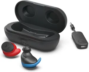 Avantree Sky Ace - Wireless Earbuds with Airplane Adapter for Flight, Plug n Play, Noise Canceling Bluetooth Headphones Compatible with iPhone, Andriod, MacBook, Laptop, AptX Adaptive for Travel