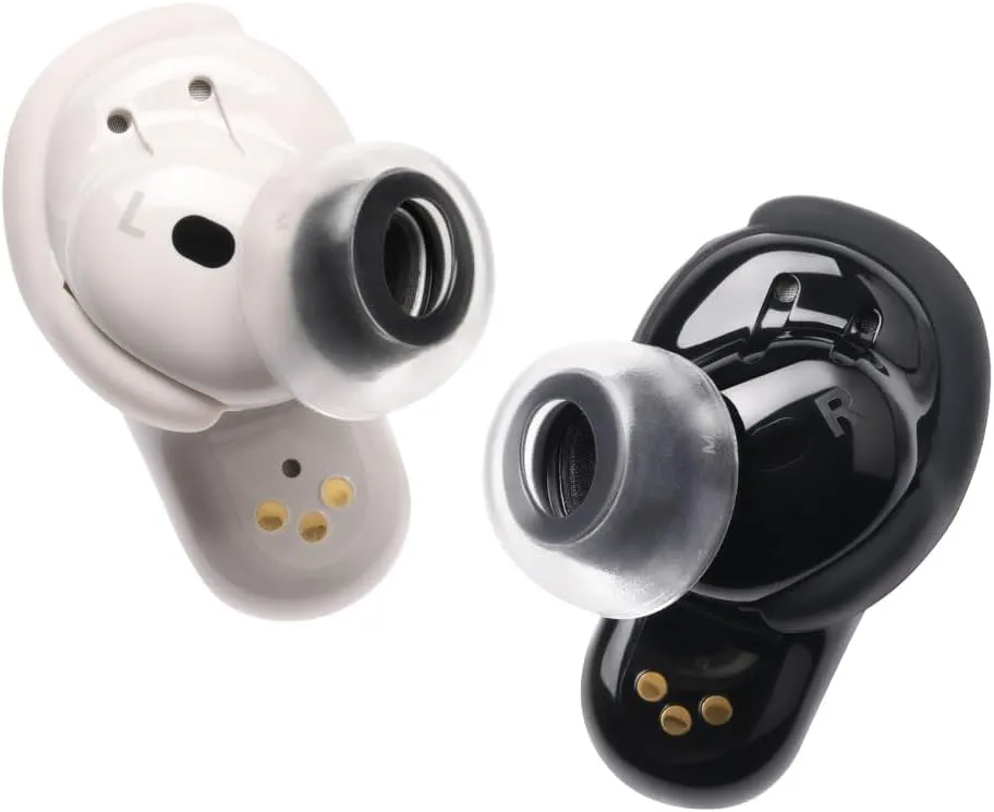 AZLA SednaEarfit Crystal for Bose Earbuds 2 Pair - Bose Earbuds Replacement Tips - Compatible with Bose Quietcomfort Ultra Earbuds, Bose QC Earbuds II (L)
