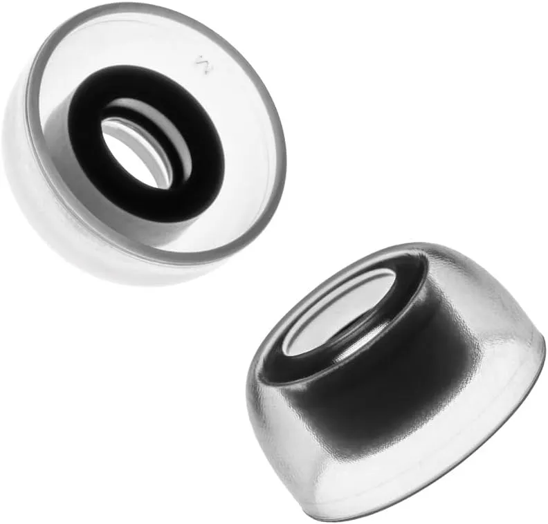 AZLA SednaEarfit Crystal for Bose Earbuds 2 Pair - Bose Earbuds Replacement Tips - Compatible with Bose Quietcomfort Ultra Earbuds, Bose QC Earbuds II (L)