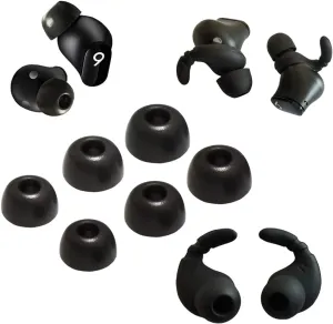 Beats Studio Buds Ear Tips - Memory Foam, Replacement Earhook, Fit in Charging Case, Black