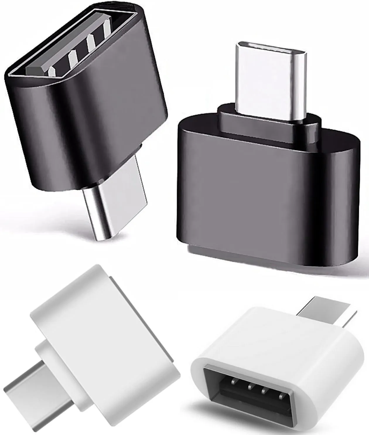 Big-E USB-C Female to USB 3.0 Male OTG (2Pack) Compatible with Bose Portable Smart Speaker Plus Charging Pass-THRUE Multi-Use OTG Adapter on 100  Items Like Keyboard,Drives,Mice,SD Cards,More!