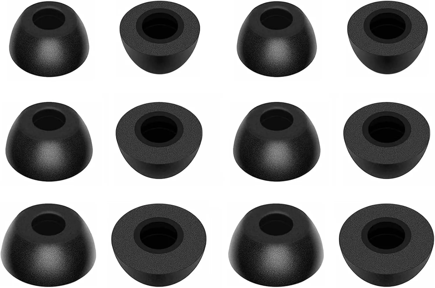 BLUEWALL 6 Pairs Foam Ear Tips Compatible with Pixel Buds Pro 2, 6 Pairs S/M/L Sizes Replacement Memory Foam Earbuds Tips, Compatible with Pixel Buds Pro 2 Black
