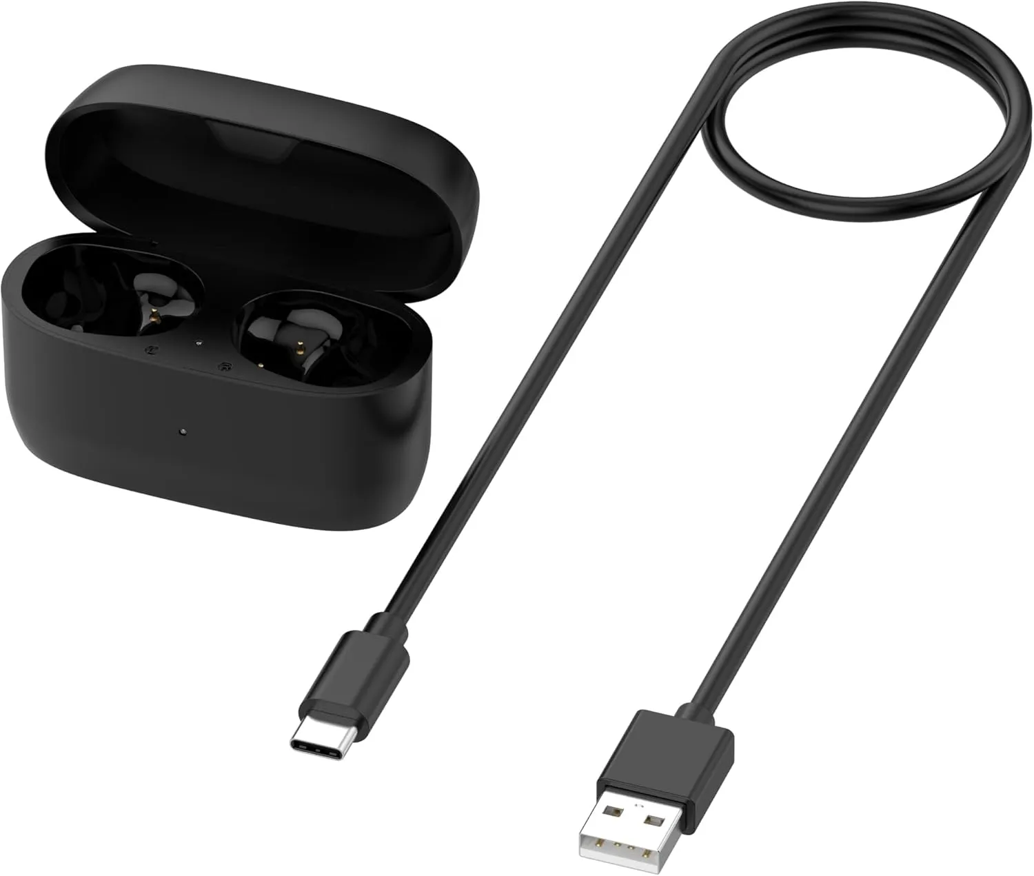 Charging Case for Jabra Elite 4 Active Earbuds, Replacement Charger with Cable, Charge Dock, Storage Compartmentfor Elite 4 Active, not for Elite 4