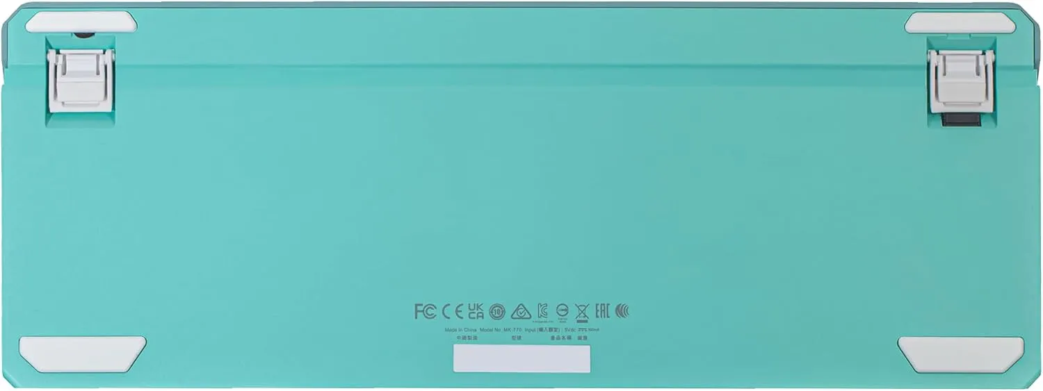 Cooler Master MK770 Macaron Wireless Mechanical RGB Gaming Keyboard, Kailh Box V2 Click White Switches, Gasket Structure, Hot-Swappable, Bluetooth|2.4GHz, Tactile 3-Way Dial, QWERTY (MK-770-MCKW1-US)