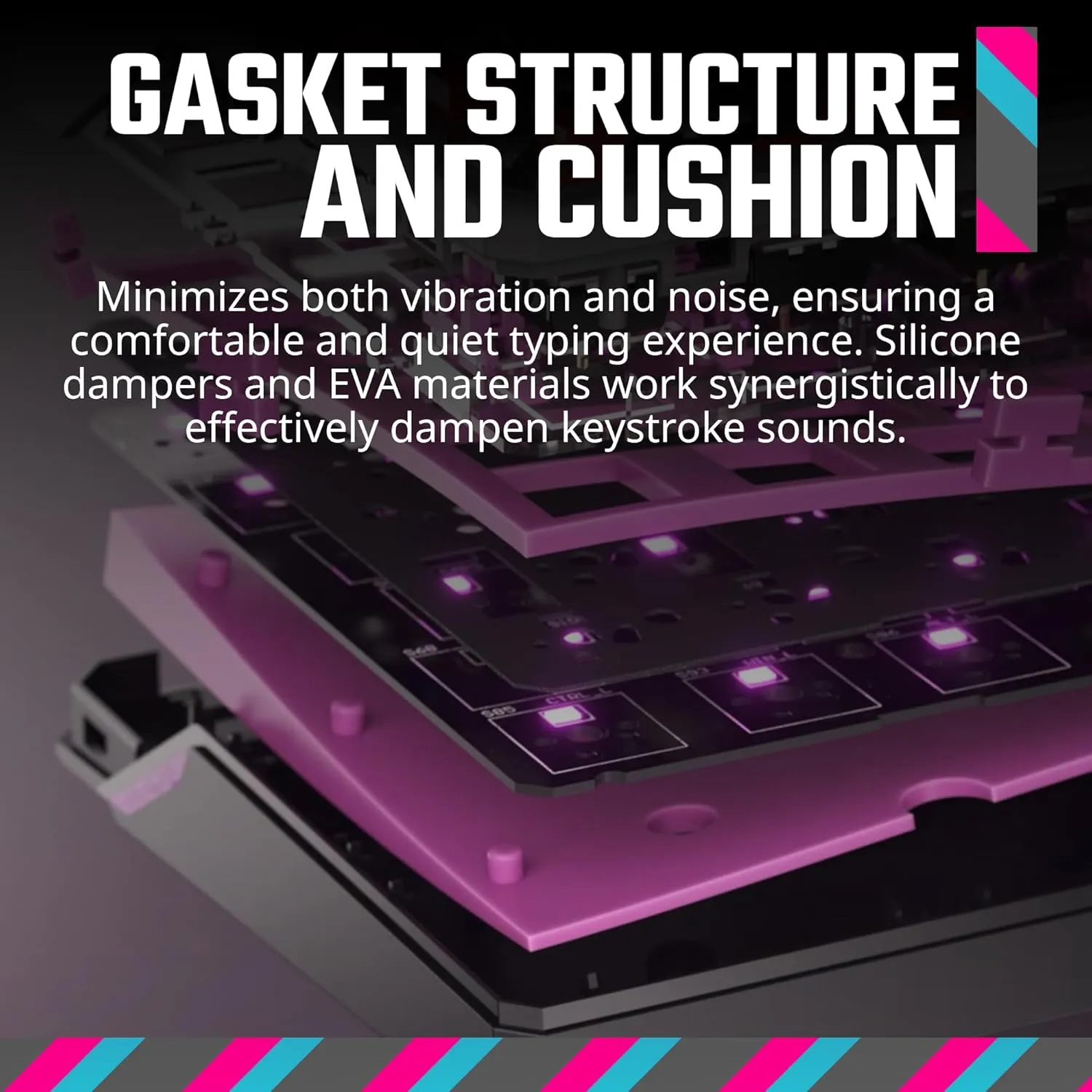 Cooler Master MK770 Wireless Mechanical RGB Gaming Keyboard, Kailh Box V2 Soft Click White Switches, Gasket Structure, Hot-Swappable, Bluetooth|2.4GHz, Tactile 3-Way Dial, QWERTY (MK-770-GKKW1-US)