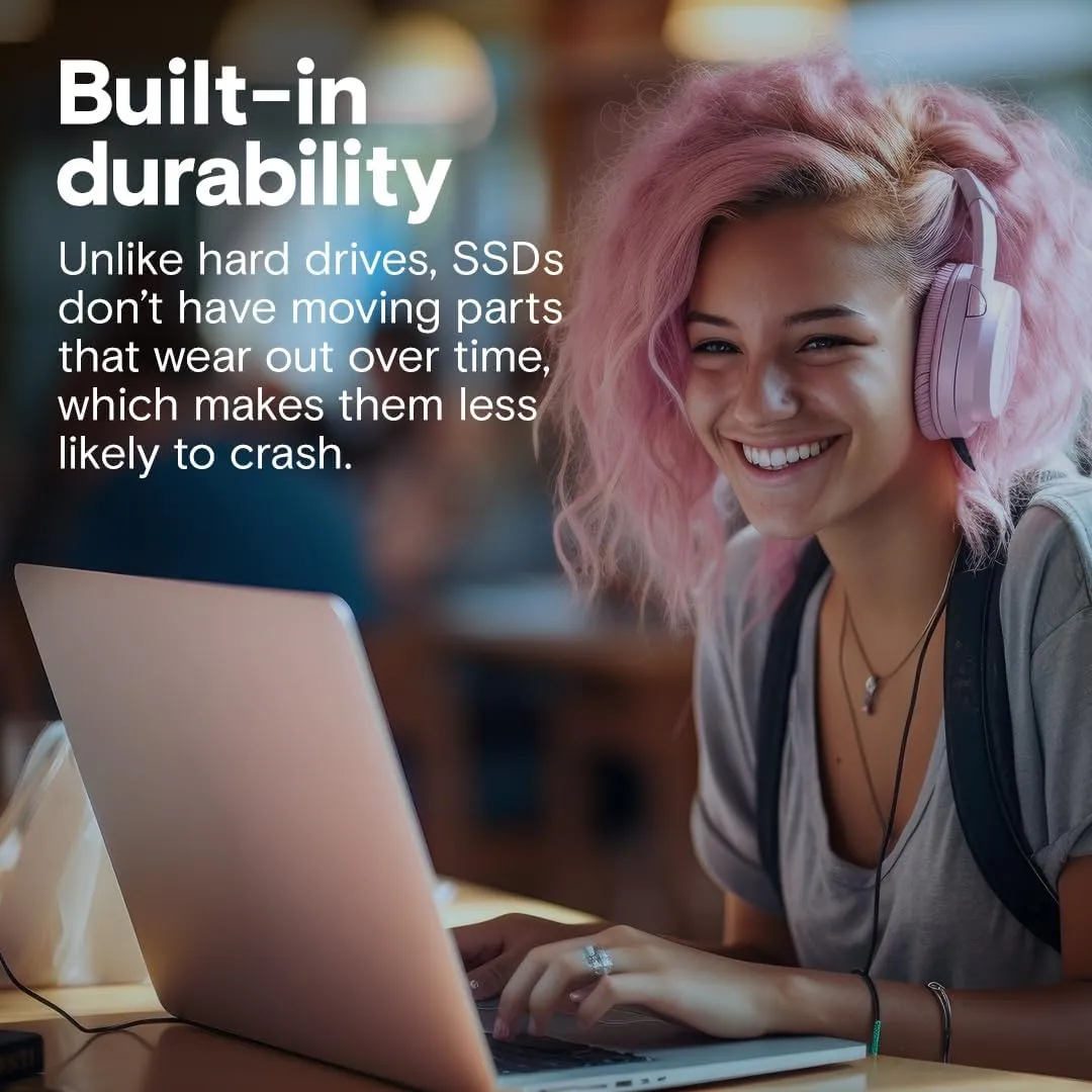 Crucial BX500 2TB 3D NAND SATA 2.5-Inch Internal SSD, up to 540MB/s - CT2000BX500SSD1, Solid State Hard Drive