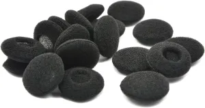 Earbud Covers 12 Pairs Replacement Foam Earphone Covers with Separate Packaging Earbud Sponge Covers for in Ear Earbuds (Black)