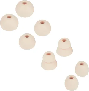 Earbud Tips Earbud Replacement Tips Replacement Earbud Tips Silicone Earbud Tips Headphone Covers Replacement Ear Pads Compatible with Powerbeats Pro Beats Wireless Earphone Headphones 4 Pairs(Gold)