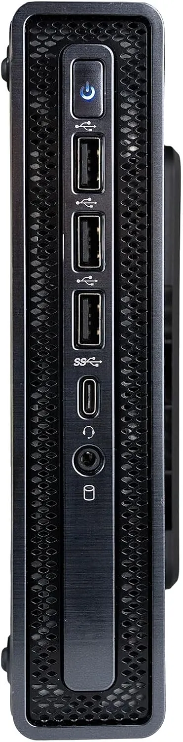 Envision M1 Mini Desktop (3.4GHz CPU (Beats i5-1035G1), 16GB RAM, 512GB SSD, H610T mobo, WiFi 6, Windows 11 Pro, Type-C, VESA Mount - Small 1L Business Micro Computer w/Accessories