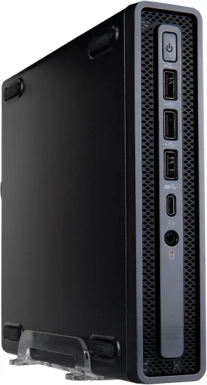 Envision M1 Mini Desktop (3.4GHz CPU (Beats i5-1035G1), 16GB RAM, 512GB SSD, H610T mobo, WiFi 6, Windows 11 Pro, Type-C, VESA Mount - Small 1L Business Micro Computer w/Accessories