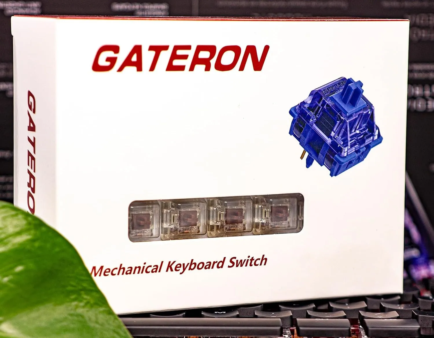 Gateron 35Pcs Pre lubed G pro V3.0 MX Mechanical Gaming Keyboard Split Tactile 55gf Switches,POM Stem Linear RGB SMD Switches 3 pin (Brown)