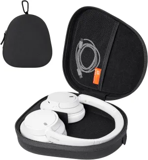 GEVO Case for Sony WH-CH720N / WH-CH710N / WH-CH700N Headphone, Travel Carrying Bag, Storage Protective Bag with Cable Storage (Black)