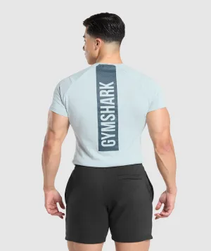 Gymshark Bold T-Shirt - Fresh Blue