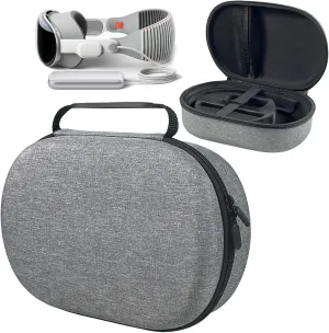 Hard Carrying Case for Apple Vision Pro, Compatible with Battery & Charger Accessories Compact design Handheld Travel Case Shockproof Portable Bag for Apple Vision Pro