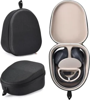 Headphone Storage case for Sony Pulse Elite Headset, Portable Built-in Magnetic Design Gaming Headphone Storage case (Black)