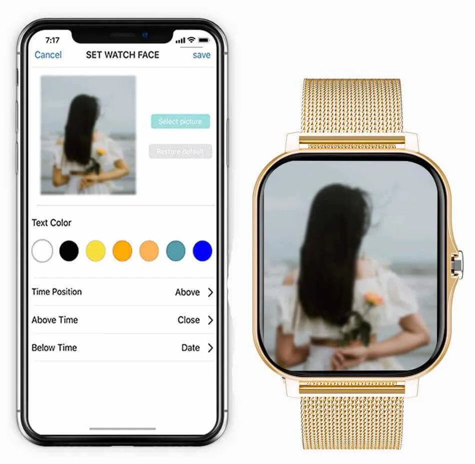Health Monitoring Fitness Tracking Smart watch