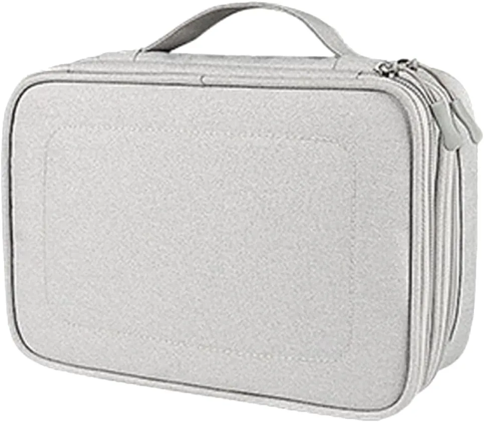 HOMSFOU Electronic Storage Bag Waterproof Digital Storage Pouch Power Bank Carry Bag Cord Organizer Travel Compact Design