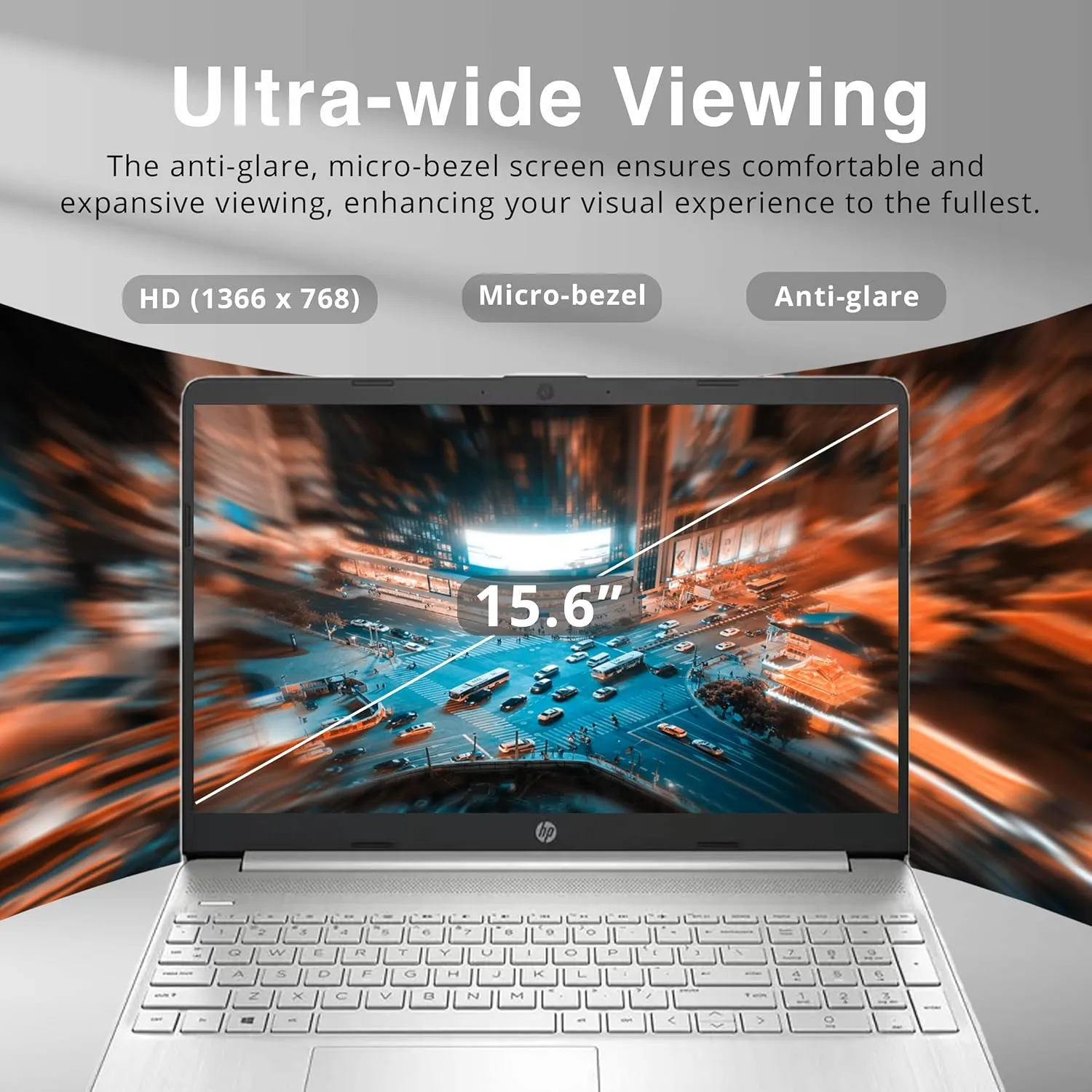 HP 15.6" HD BrightView Laptop, Intel Pentium Silver N5030 Processor,16GB RAM, 512GB PCIe SSD, Intel HD Graphics 605, 720p HD Webcam, Stereo Speakers, Silver, Windows 11 (Renewed)