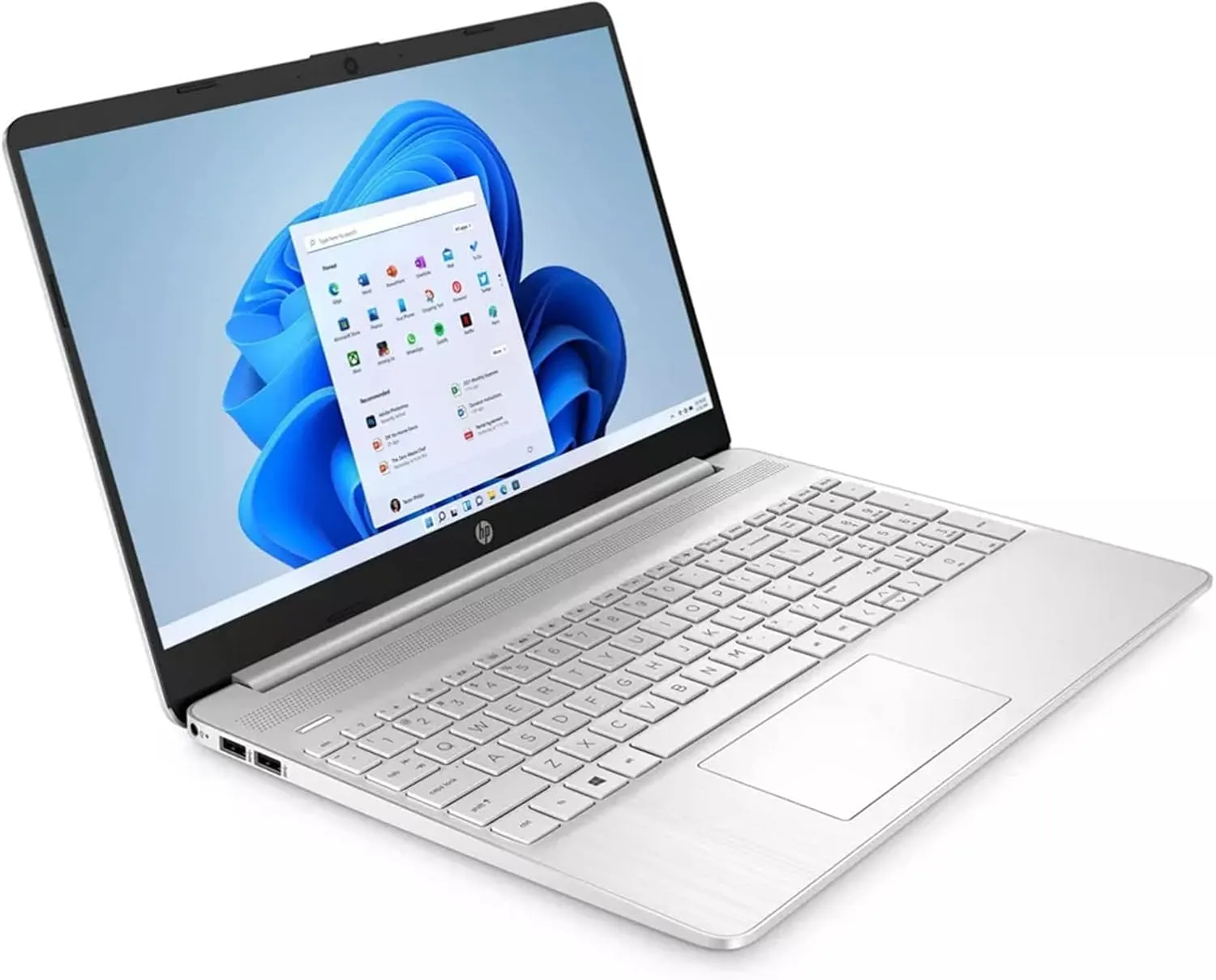 HP 2022 15.6" HD BrightView Laptop, Intel Pentium Silver N5030 Processor, 8GB RAM, 256GB PCIe SSD, Intel HD Graphics 605, 720p HD Webcam, Stereo Speakers, Silver, Windows 11, 32GB USB Card (Renewed)