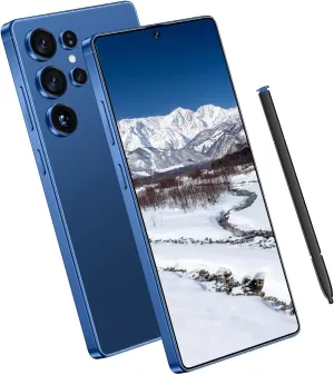 I25 Ultra Unlocked Smartphone 6.9" HD  Display 8 256GB Unlocked Phone,Snapdragon 8 Gen3 7000mAh Dual Speakers 5G Unlocked Phones,Face ID/Fingerprint Lock/GPS (Blue)
